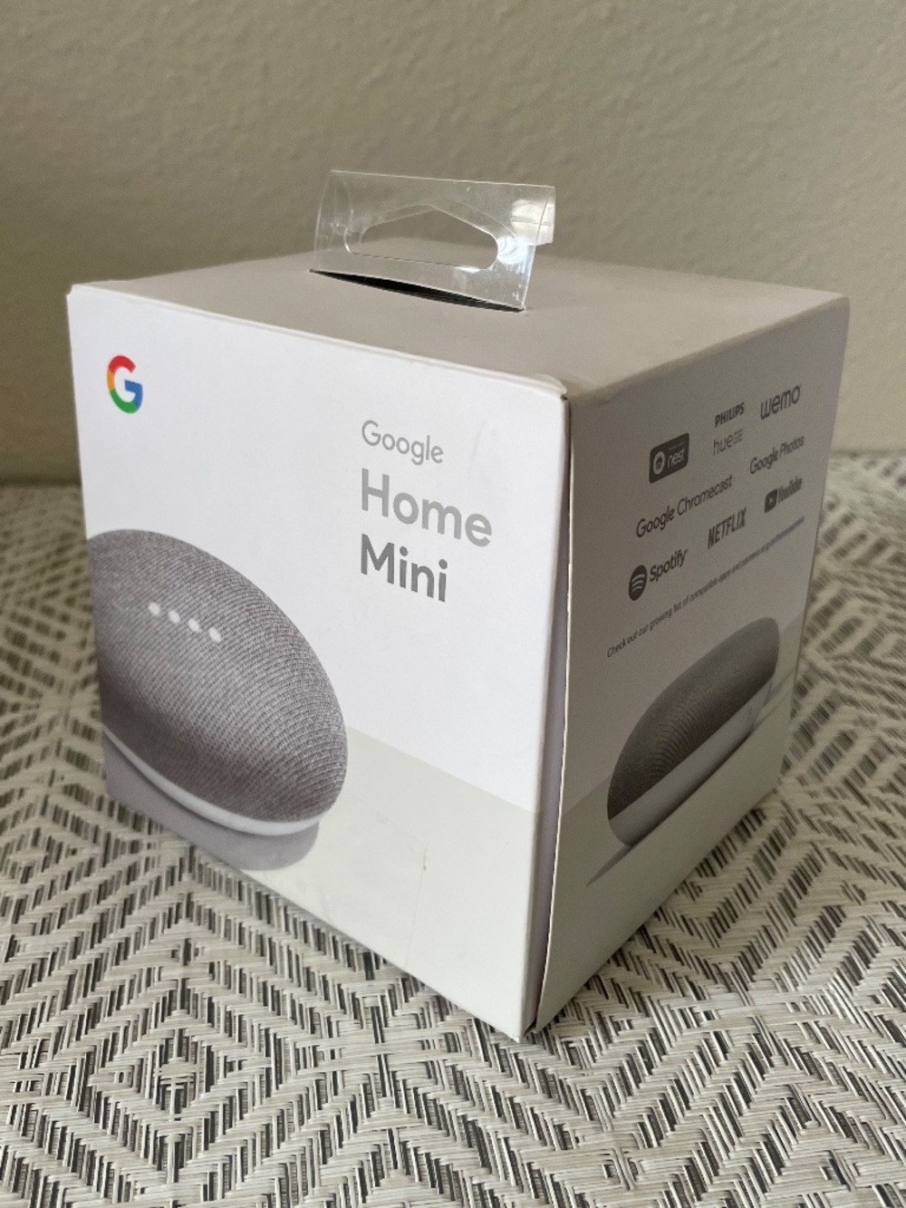 New Google Home Mini (GA00210-US) in Box, Smart Speaker